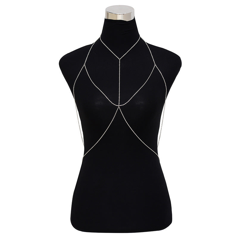 Minimalist Sexy Geometric Body Chain Alloy Plated Jewelry