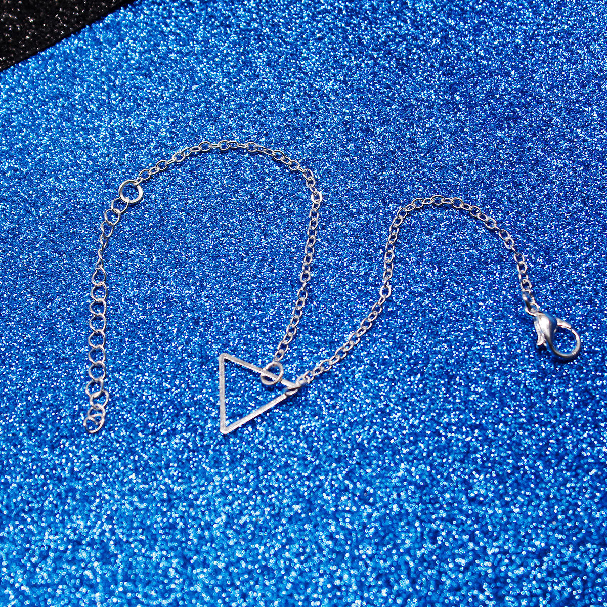 Women's Minimalist Geometric Triangle Bracelet in Alloy Spring Jewelry Gift