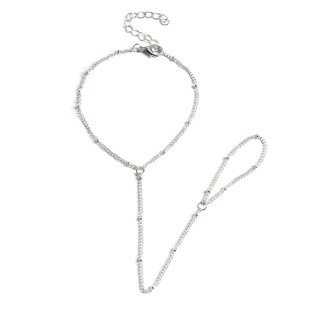 Women's Geometric Minimalist Fashion Commute Metal Finger Chain Bracelet Spring Jewelry