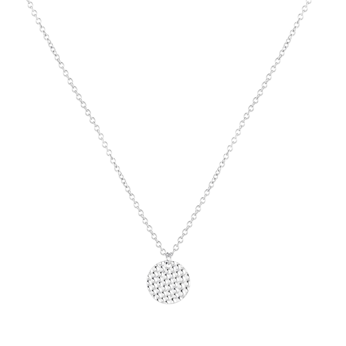 Minimalist Fashion Etched Geometric Alloy Pendant Necklace