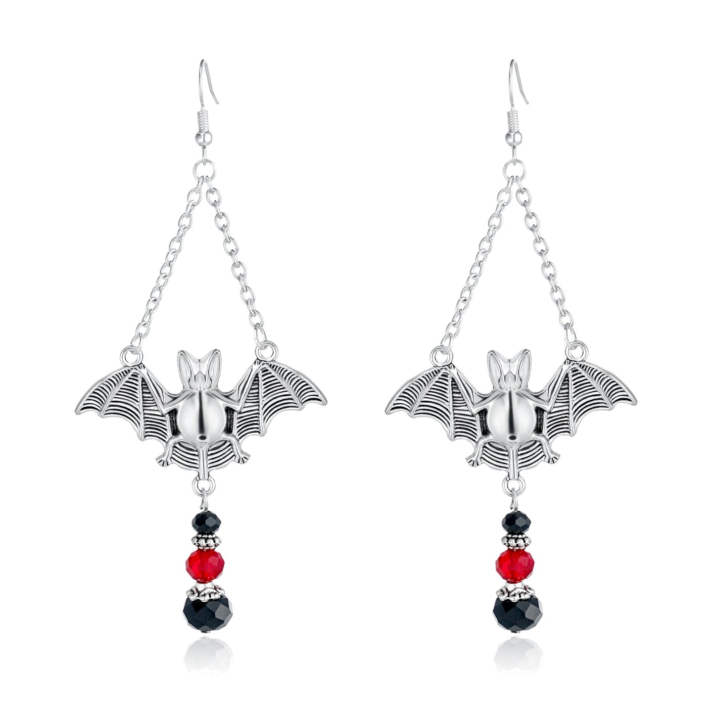 Fashion Women's Geometric Bat Dangle Earrings Alloy Trendy Minimalist Ear Jewelry