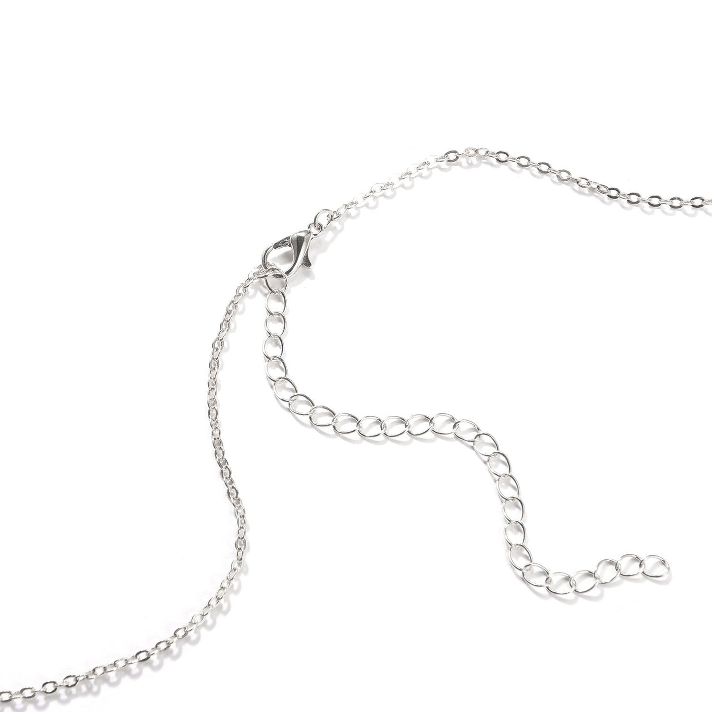 Punk Style Plated Alloy Crescent Pendant Body Chain for Women