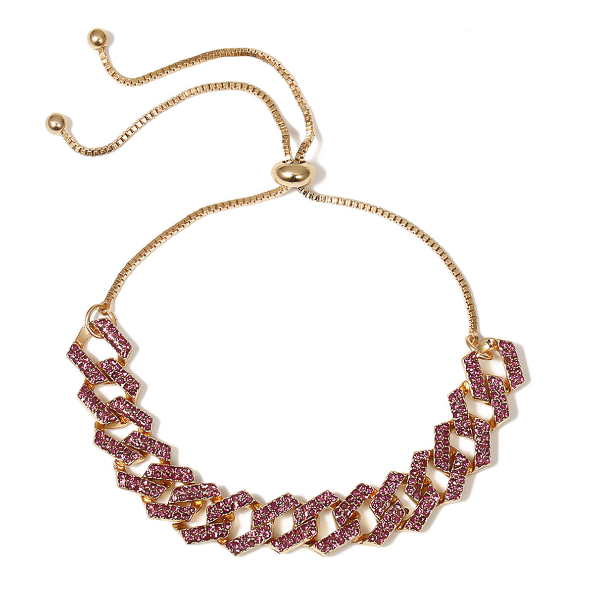 Collar de cadena de aleación con diseño geométrico minimalista punk para mujer, joyería chapada, pieza llamativa de moda