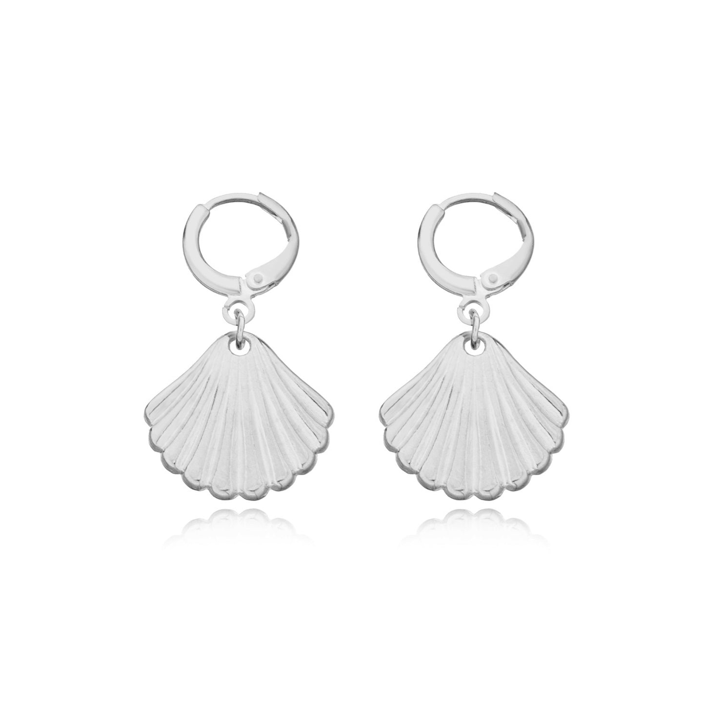 Minimalist Vintage Alloy Shell Geometric Earrings for Women