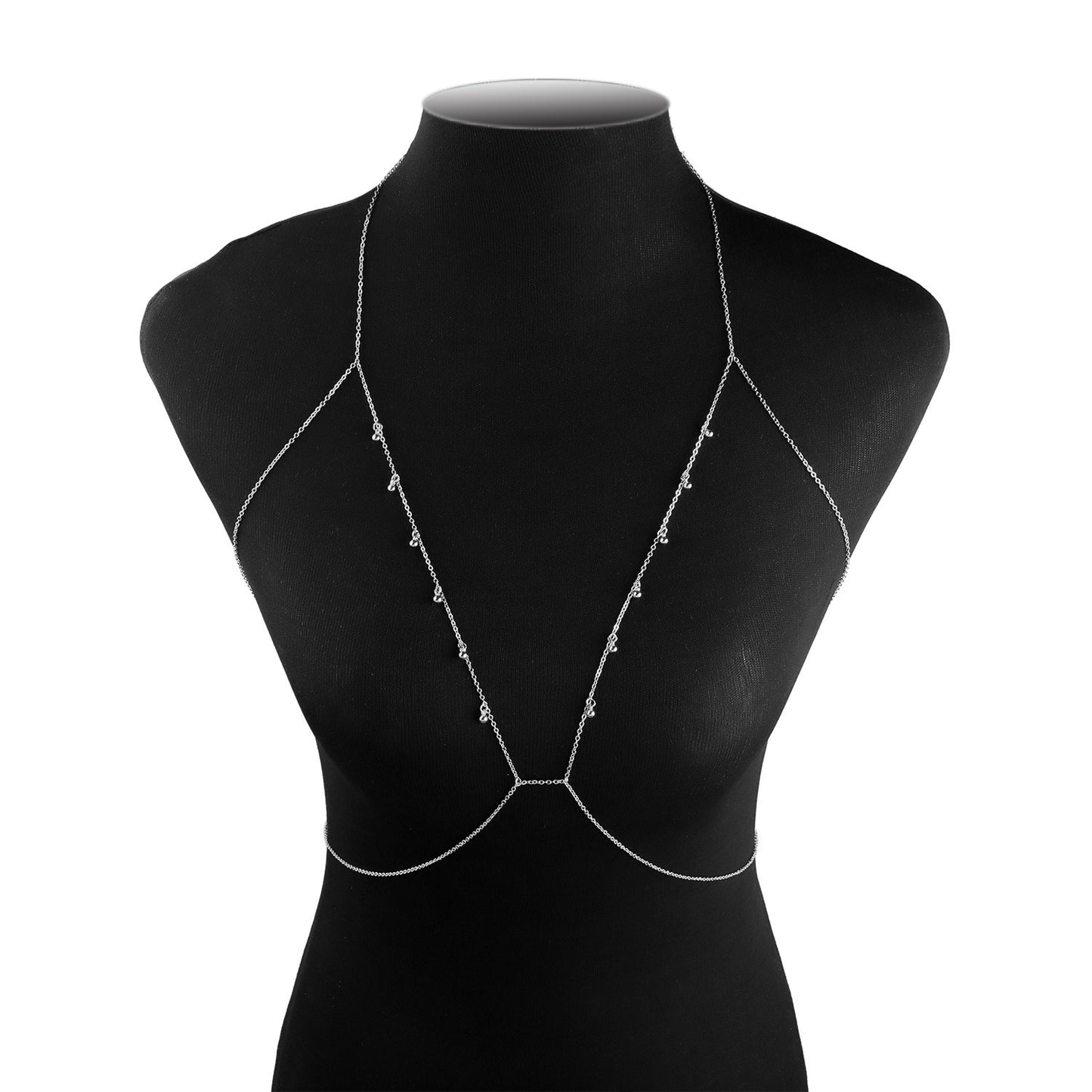 Cadena corporal minimalista de aleación con forma de animal para mujer