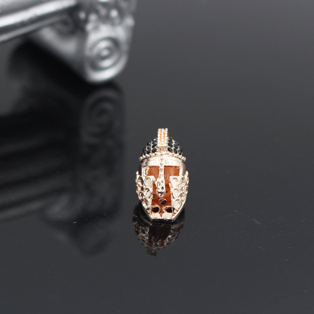 Micro Inlaid Cubic Zirconia Alloy Spacer Bead Charm Bar