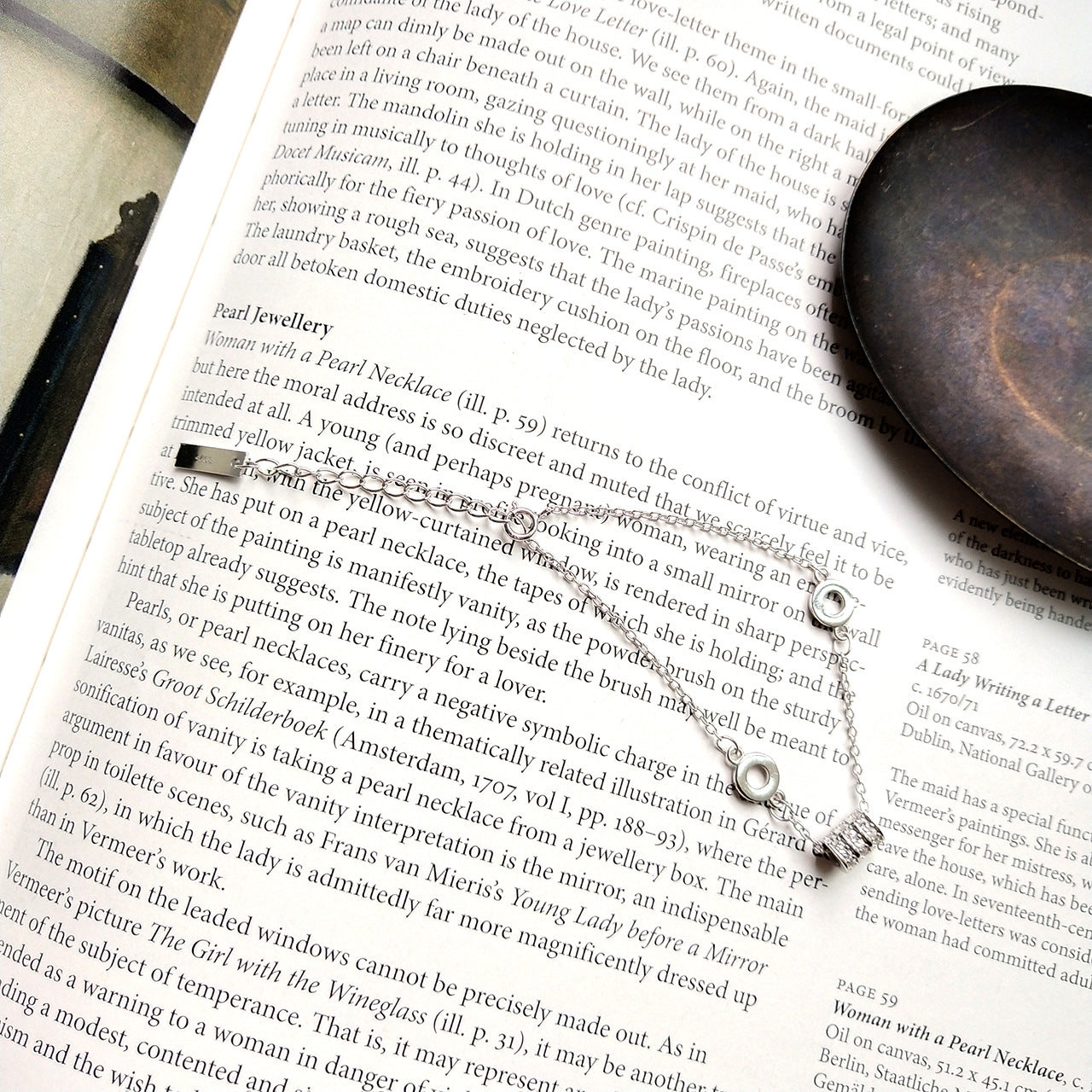 S925 Sterling Silver Beaded Bracelet for Women Minimalist Fashionable Business Casual