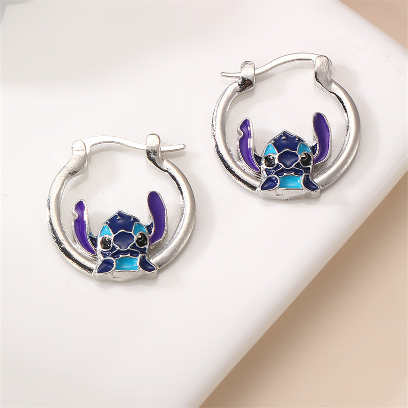 Set collana, anello e orecchini a perno con ciondolo a fiocco in lega, minimalist, per bambine, con intarsio in perle