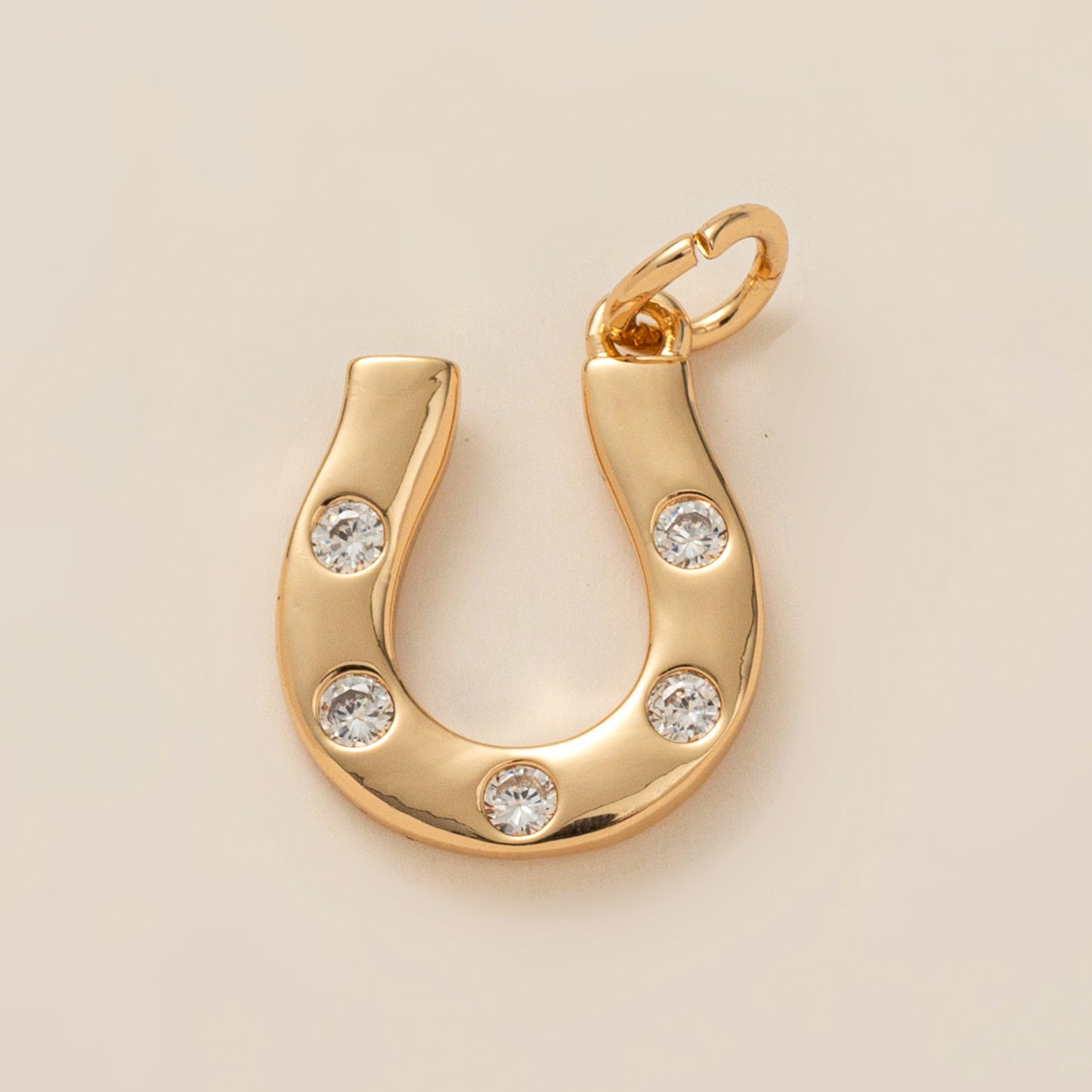 Heart Star Moon Plated Brass Necklace