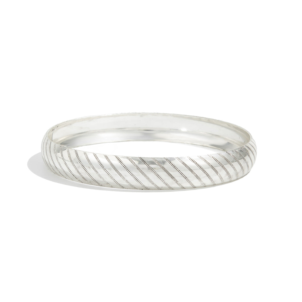 Pulsera geométrica irregular minimalista de aleación con acabado chapado para mujer
