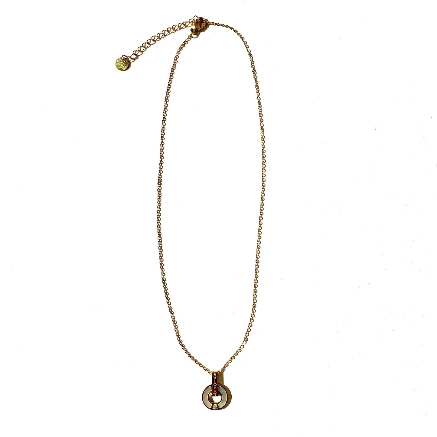 Minimalist Sporty Oval Round Geometric Titanium Steel Plated Necklace for Unisex