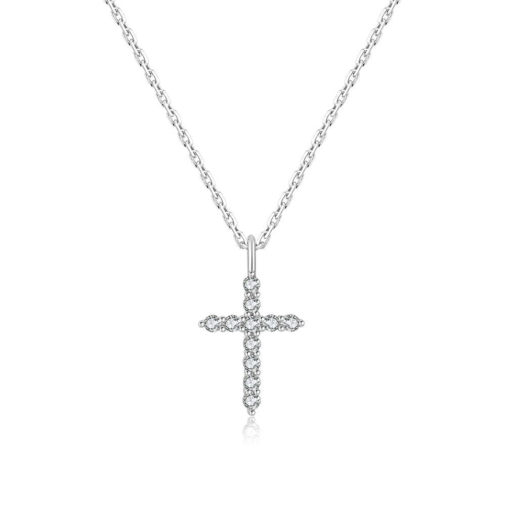Minimalist 18K Gold Plated Copper Zircon Water Drop Pendant Necklace for Women