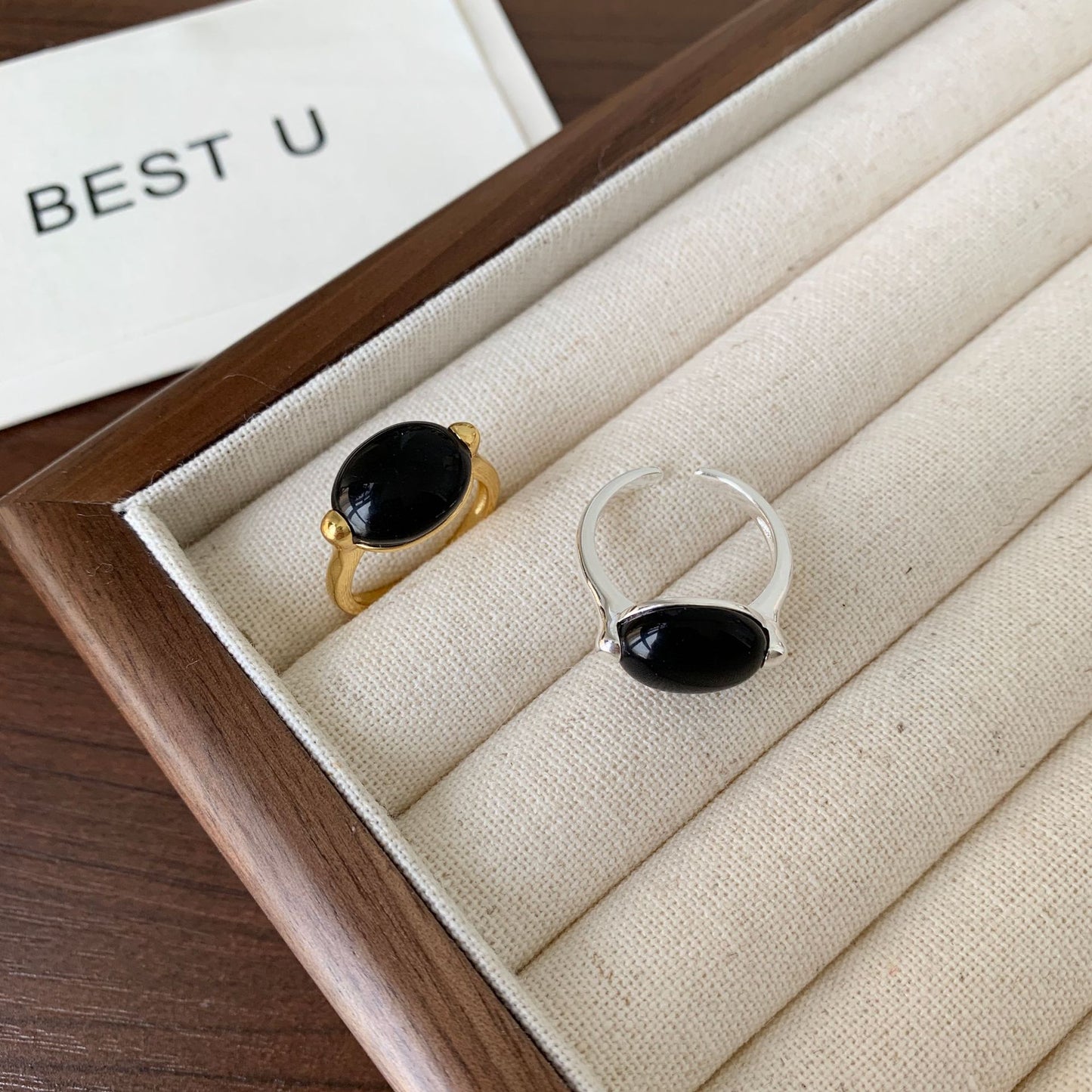 Minimalist Heart-Shaped 925 Sterling Silver Ring with Beveled Geometric Accents for Women