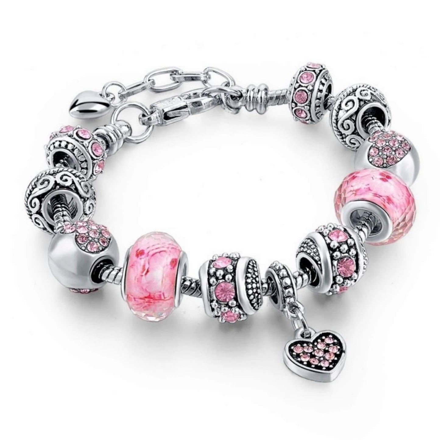 Sweet Animal Unicorn Bracelet with Imitation Pearl and Rhinestone Alloy Adjustable Gift for Women