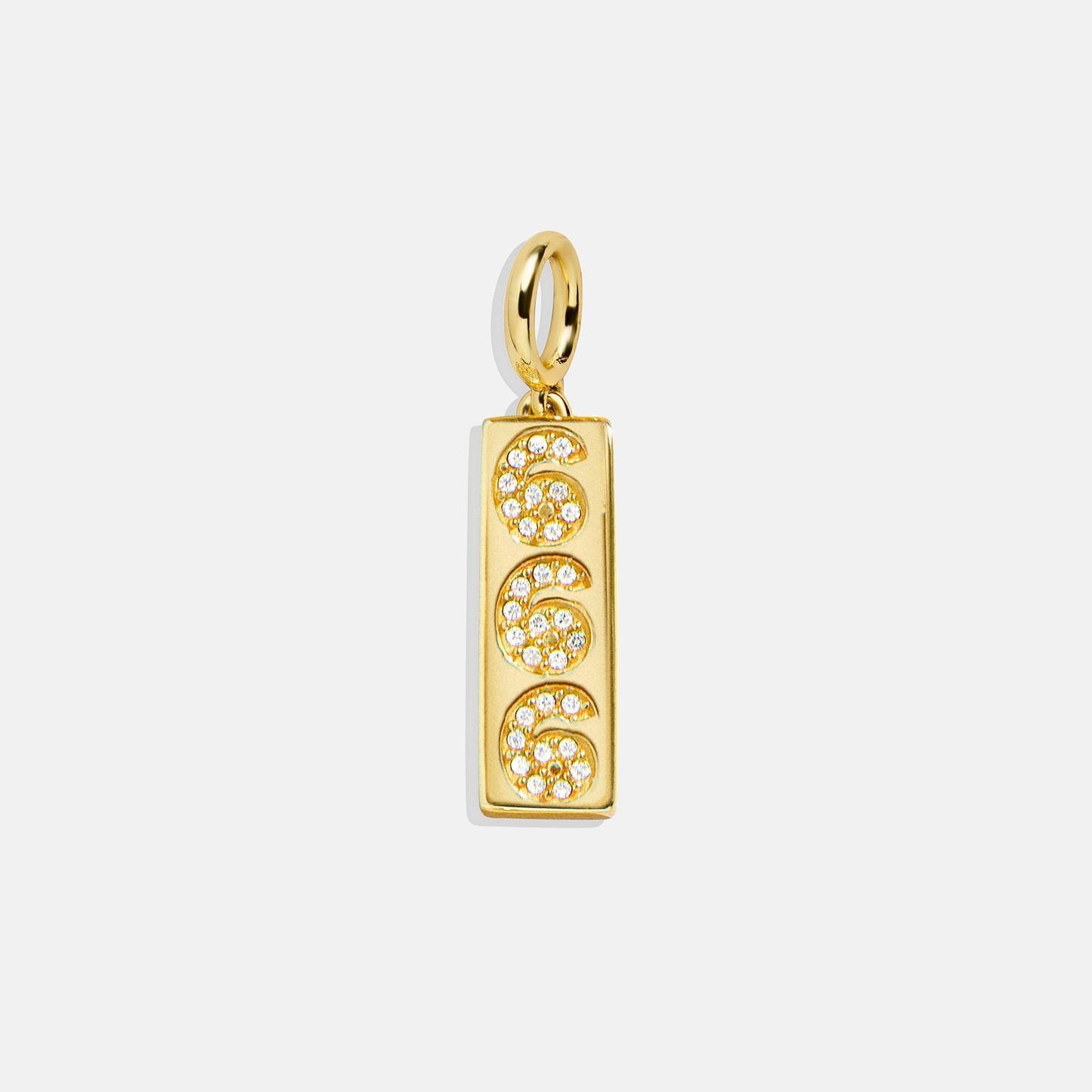 Geometric Square Brass Pendant Necklace with Rhinestone Inlay for Women