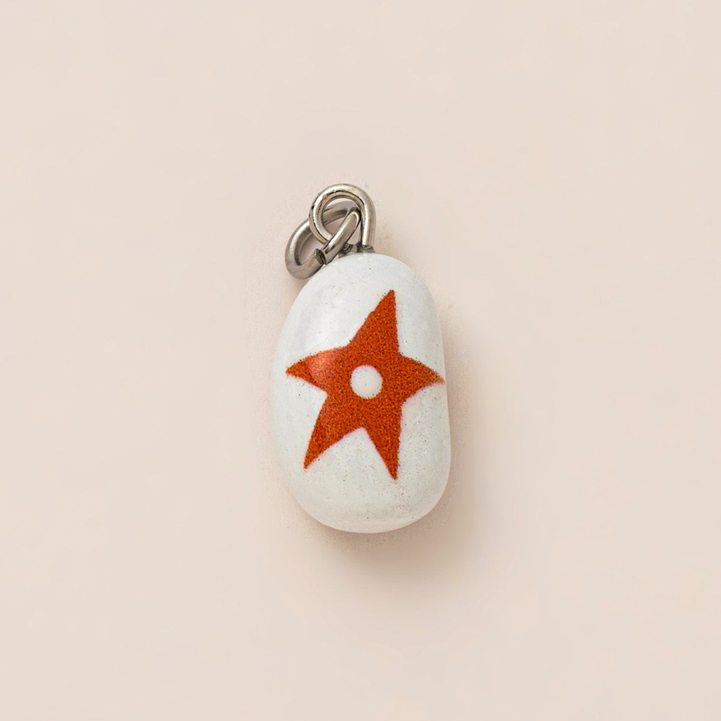 Minimalist Striped Round Alloy Plated Keychain Charm Bar for Women