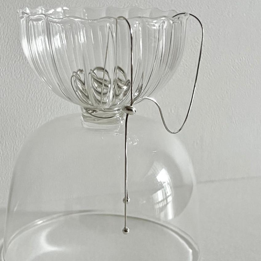 Collana Minimalista a Catena Serpentina Geometrica in Argento Sterling 925