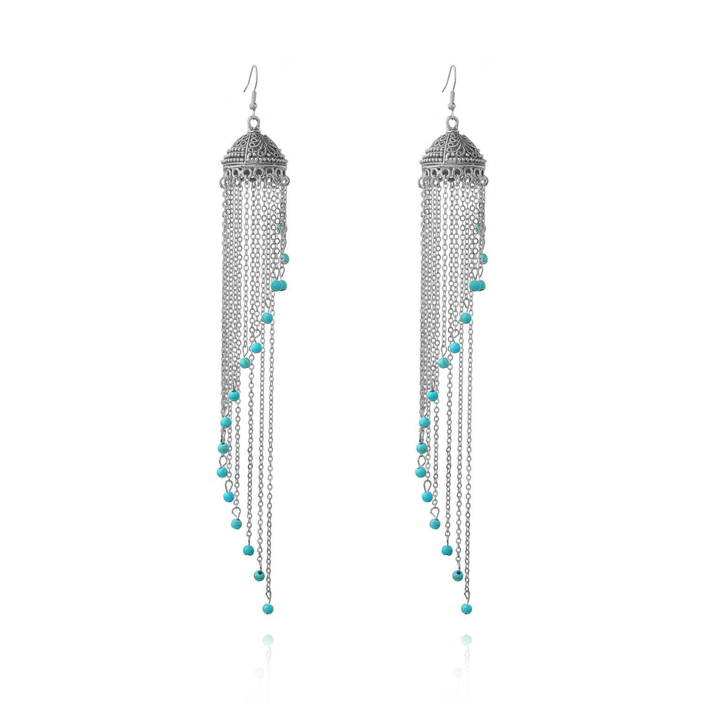Geometric Alloy Earrings for Women, Plated Fashion Jewelry, Natural Style, Fresh Sweet Design