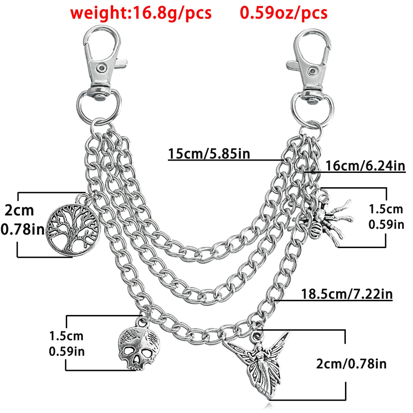 Geometric Alloy Anklet with Tree of Life Design for Women, Fashionable and Fade-Resistant