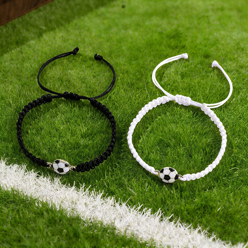 Sweet Sun and Moon Stainless Steel Bracelet Unisex Sports Fan Gift