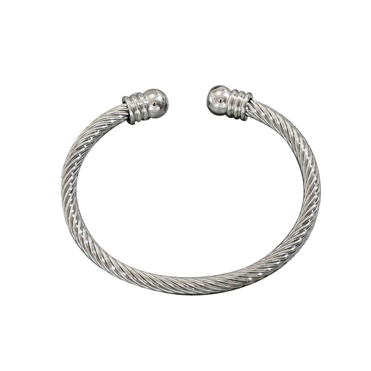 Pulsera Abierta Geométricaminimalista para Mujer en Cobre Bañado con Acabado Pulido