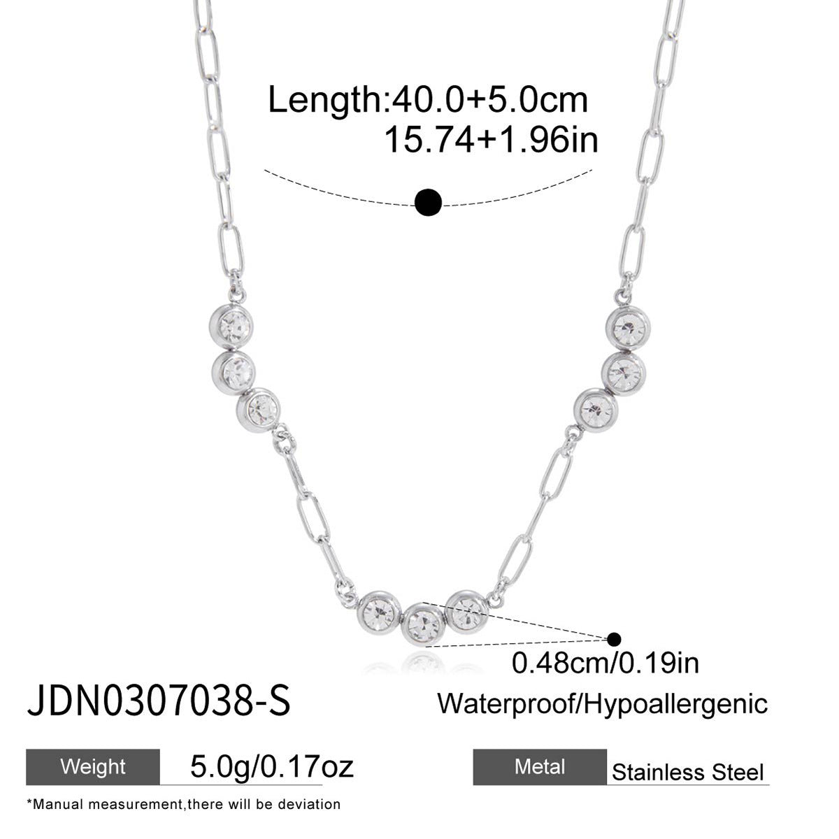 Elegant Geometric Stainless Steel Plated Cubic Zirconia Earrings for Women