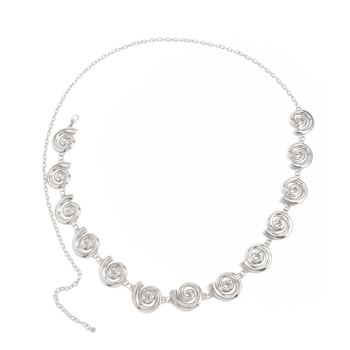 Fashion Elegant Geometric Polished Iron Body Chain for Women