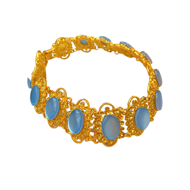 Collar con colgante geométrico de estilo corte artístico vintage para mujer con cadena de cobre chapada en oro y diseño delicado para la clavícula