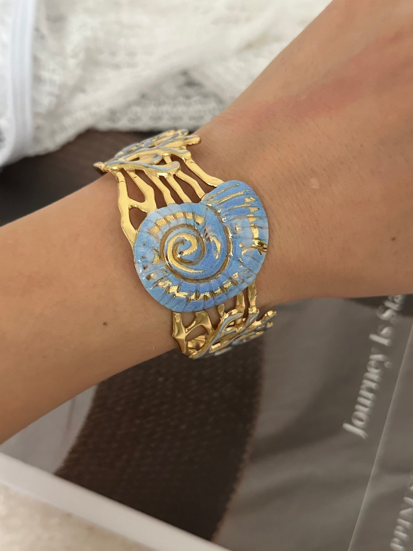 Starfish Stainless Steel Plated Bracelet for Women