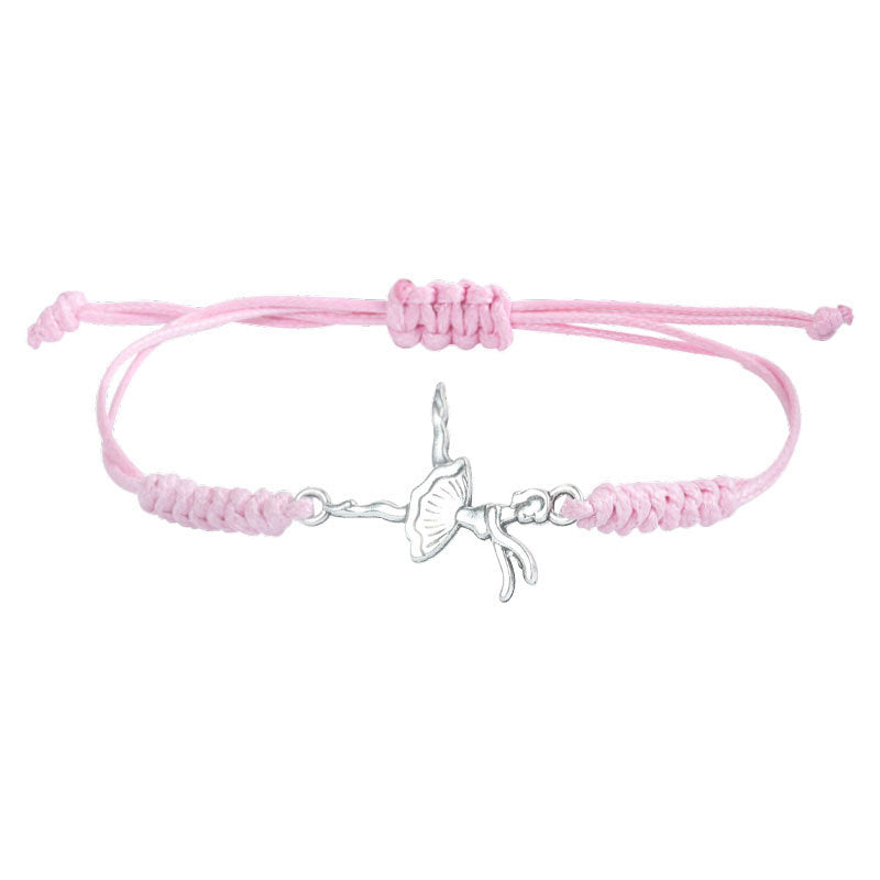 Minimalist Handmade Cord Bracelet Charm Bar Unisex