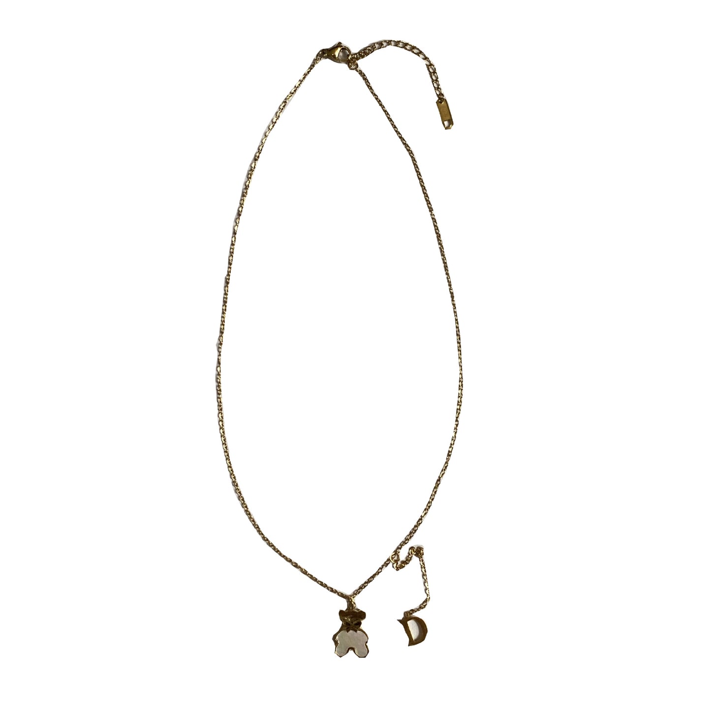 Cute Animal Gold Plated Titanium Steel Pendant Necklace for Unisex