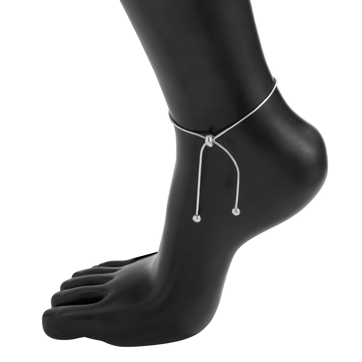 Collana minimalista regolabile a catena a maglie per donna, ciondolo geometrico in metallo con finitura galvanizzata, gioielli statement con lunga nappa