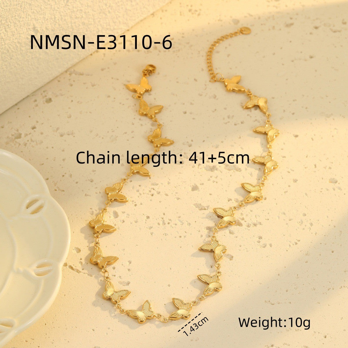 Punk Style Geometric Stainless Steel Plated Bracelet for Women with Interlocking Rings and Spherical Accents