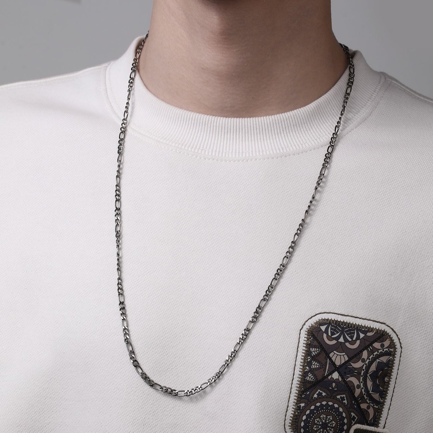 Elegant Geometric Alloy Plated Cable Chain Necklace for Women