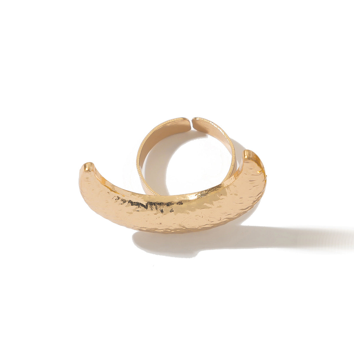 Vintage Round Floral Plated Zinc Alloy Ring Set for Women