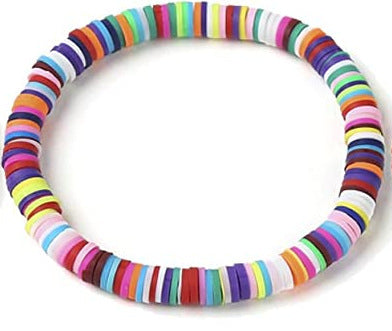 Bohemian Geometric Resin Bracelet Unisex Colorful Rainbow Hand Jewelry