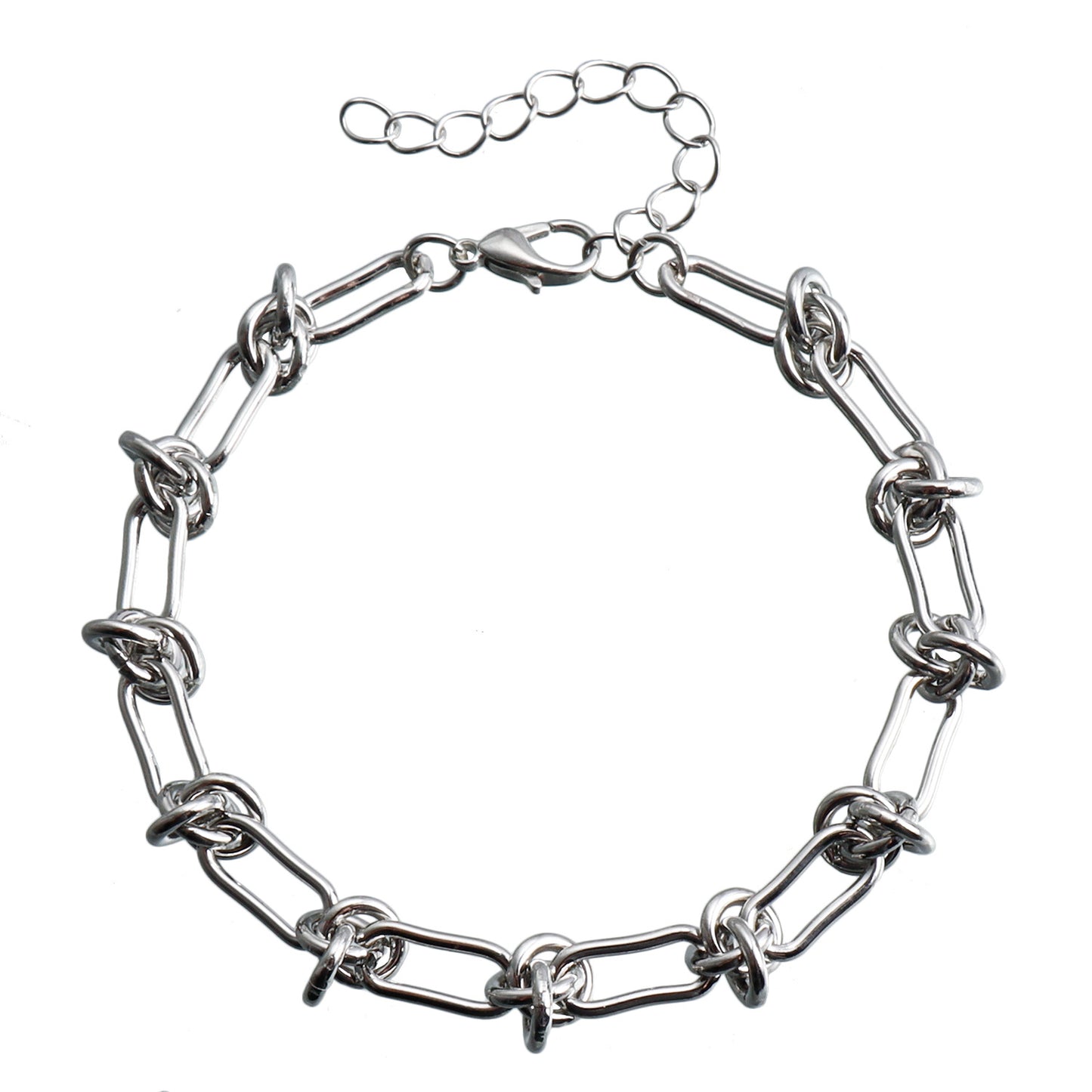 Collar con colgante geométrico en forma de U minimalista para mujer con cadena de metal chapado y diseño delicado para la clavícula