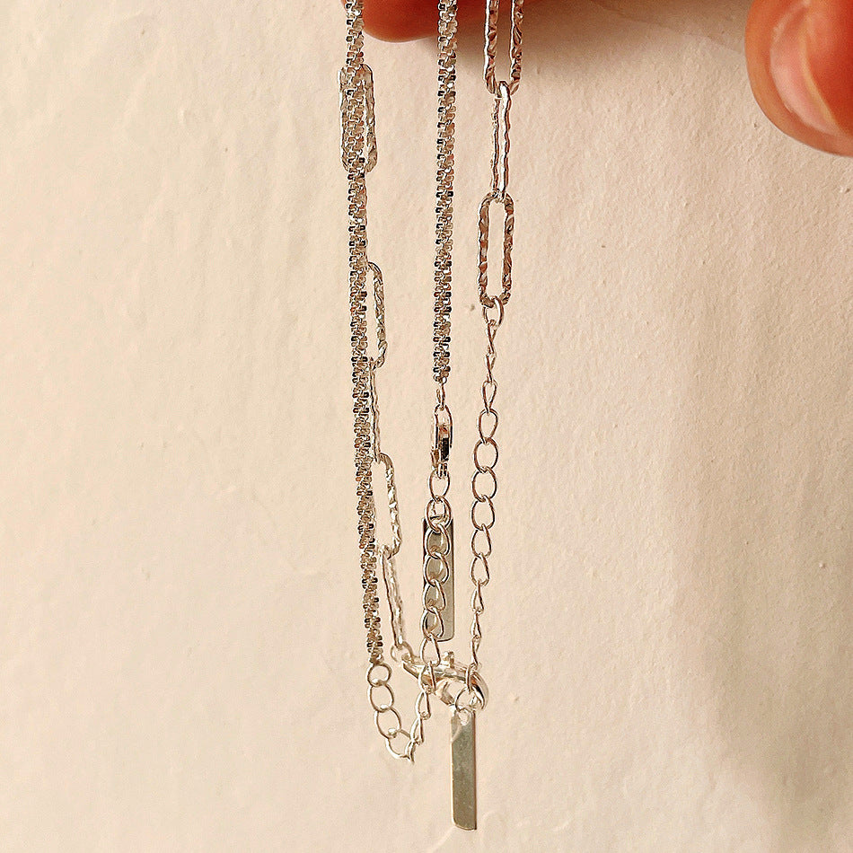 Pulsera rústica de plata de ley S925 con diseño floral y eslabones de coliflor con acabado chapado