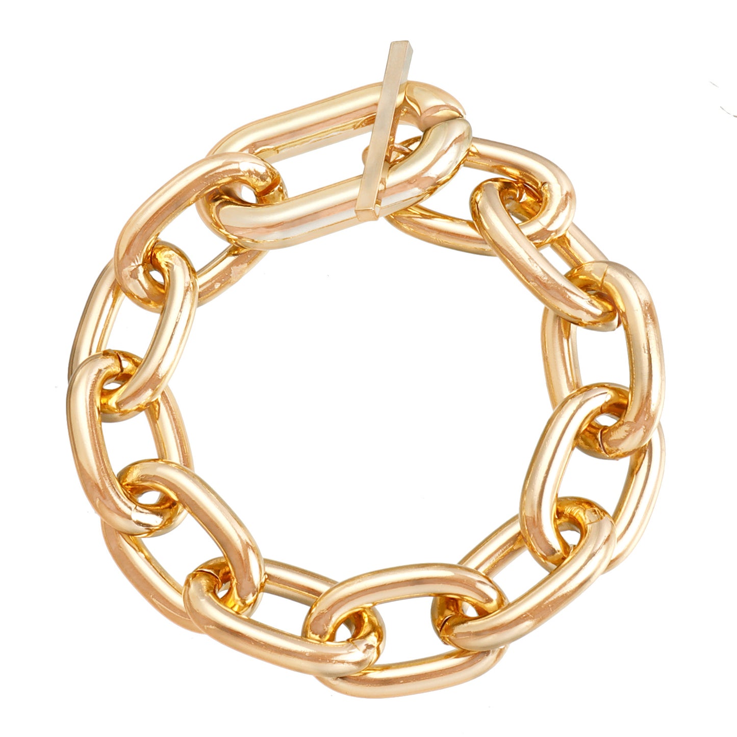 Streetwear Hip-hop Minimalist Geometric Aluminum Alloy Plated Necklace for Women with Alloy Pendant