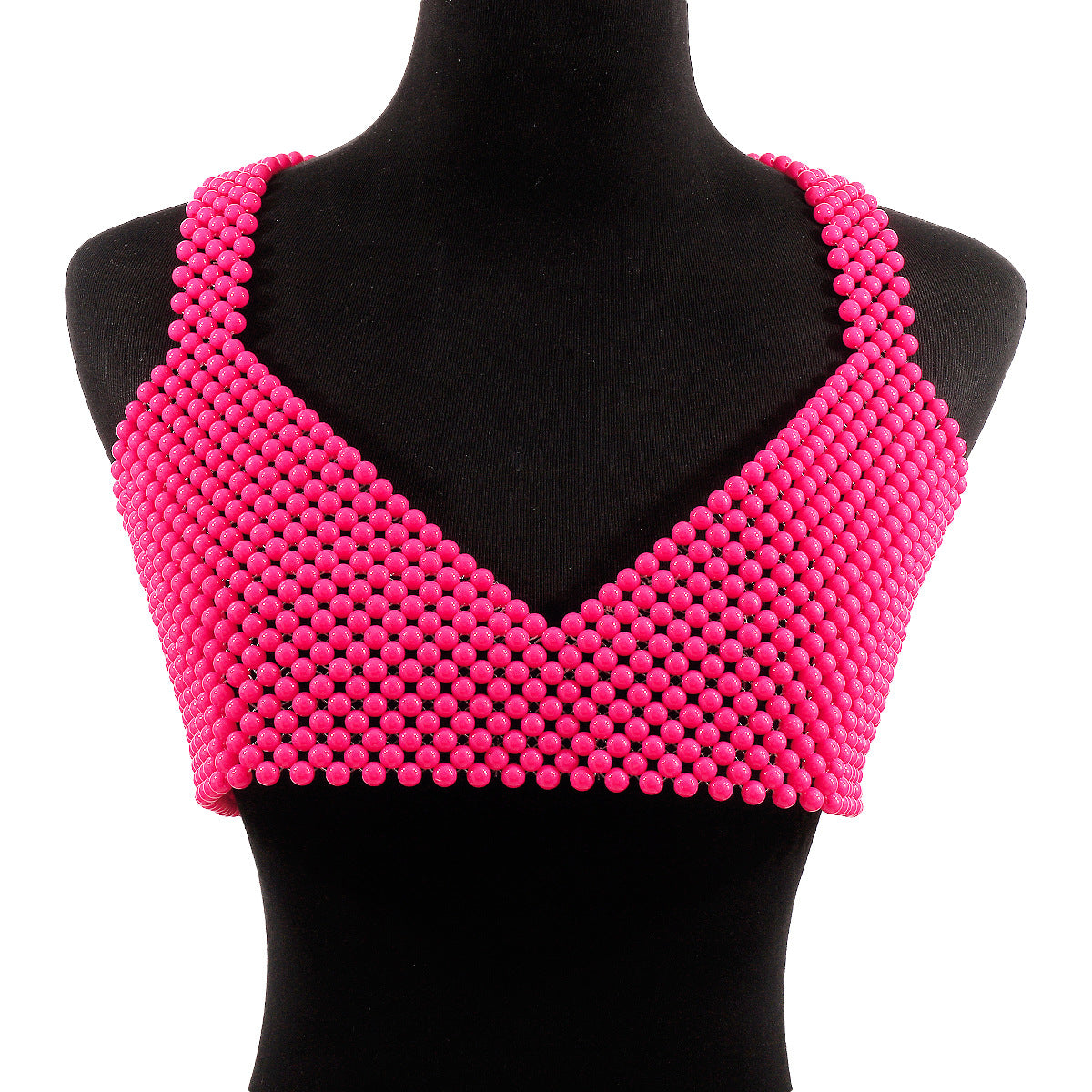 Sweet and Edgy Geometric Acrylic Body Chain for Women with Handcrafted Detail