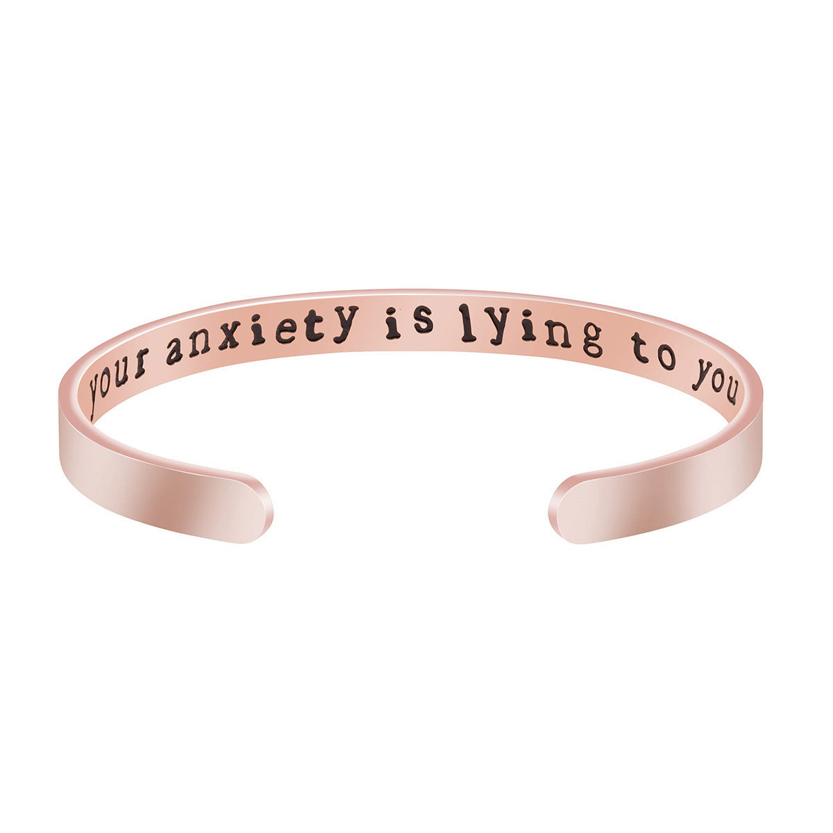 Bracciale a Polsino Elegante in Acciaio Inox da Donna con Finitura Placcata Ideale Regalo di Natale, Compleanno, Ringraziamento per la Mamma
