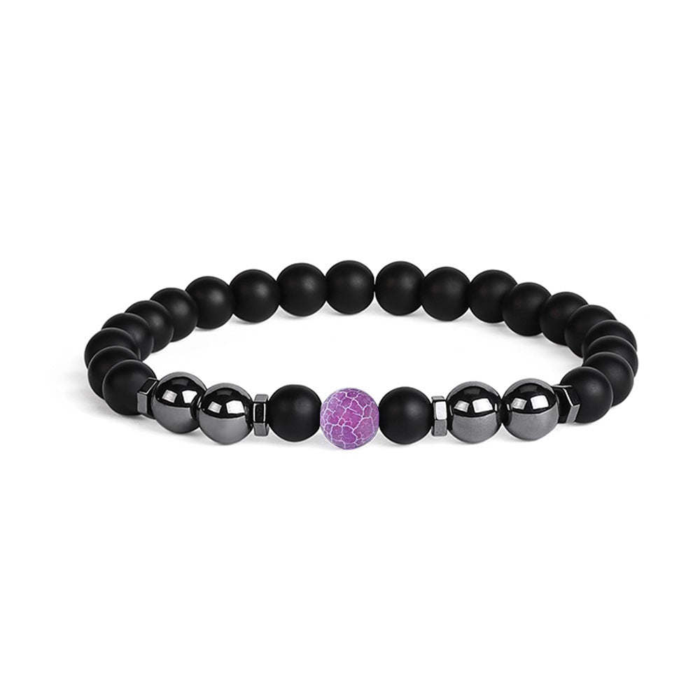 Geometric Magnetic Material Anklet for Unisex