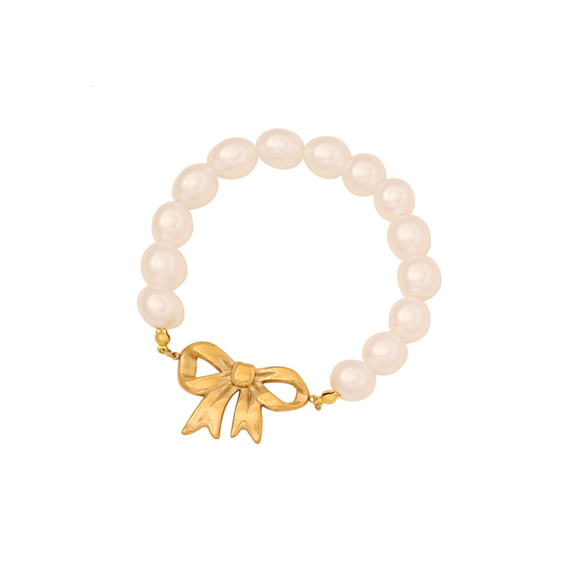 Collana con Ciondolo a Cuore alla Moda in Acciaio Inossidabile con Catena Doppia di Perle e Dettaglio Nappa da Donna
