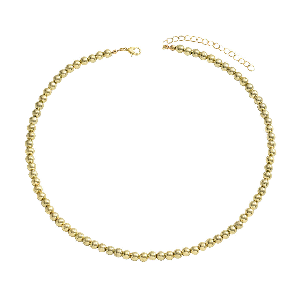 Collana Pendente a U Geometrico Minimalista in Rame Placcato da Donna, Catenina alla Moda per Clavicola