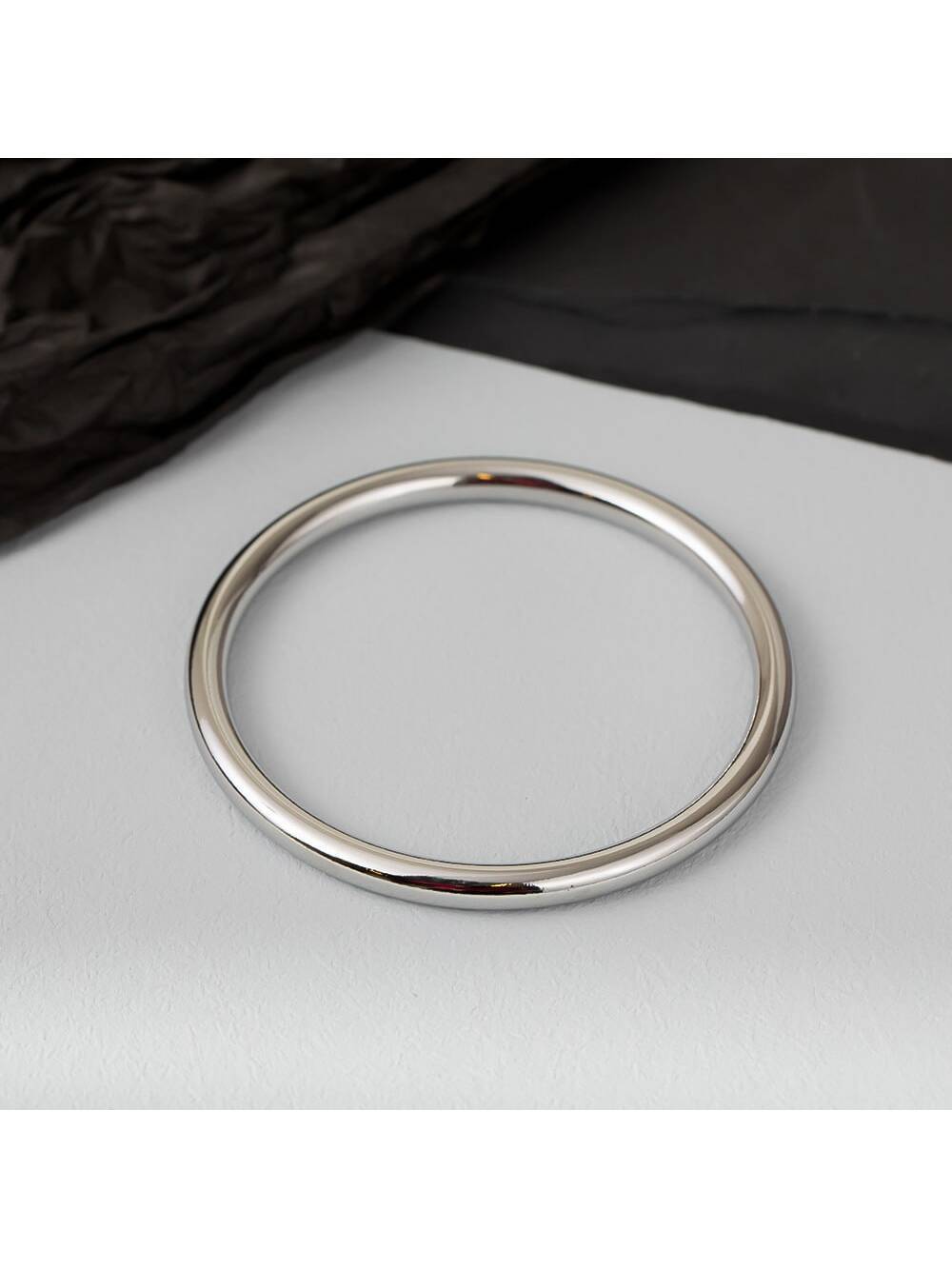 Gold Plated Stainless Steel Geometric Round Bracelet