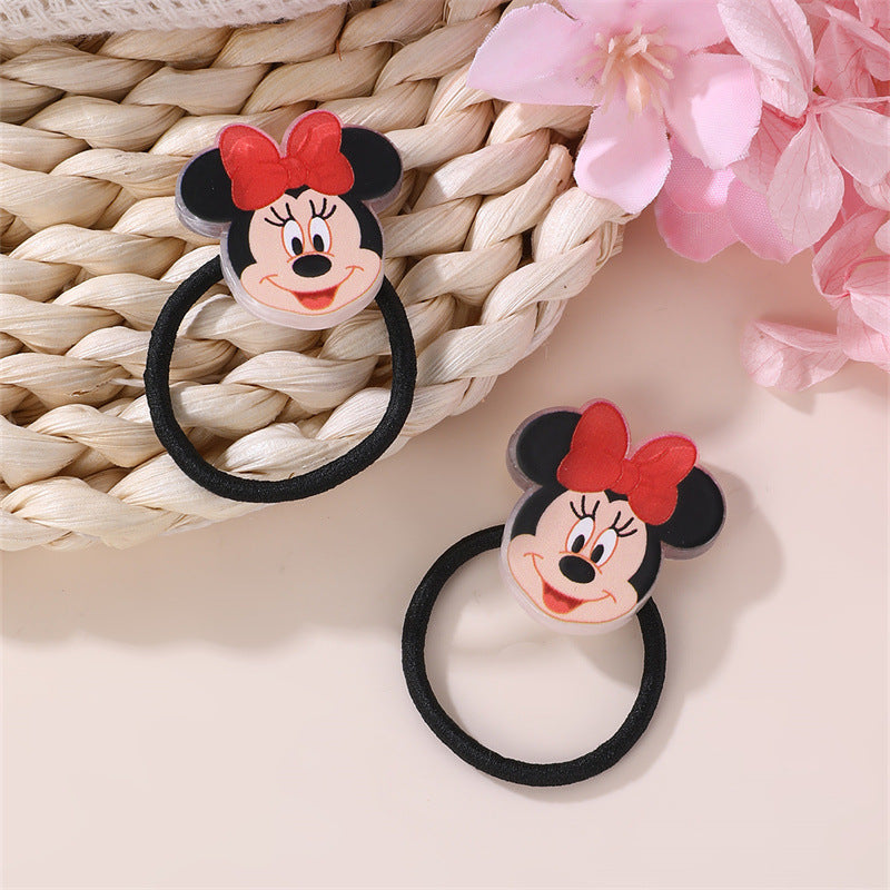 Cute Bow-Shaped Hair Clip for Girls with Wavy Texture and Ruffled Detail, Metal Hairpin for Children Aged 3-10 Years