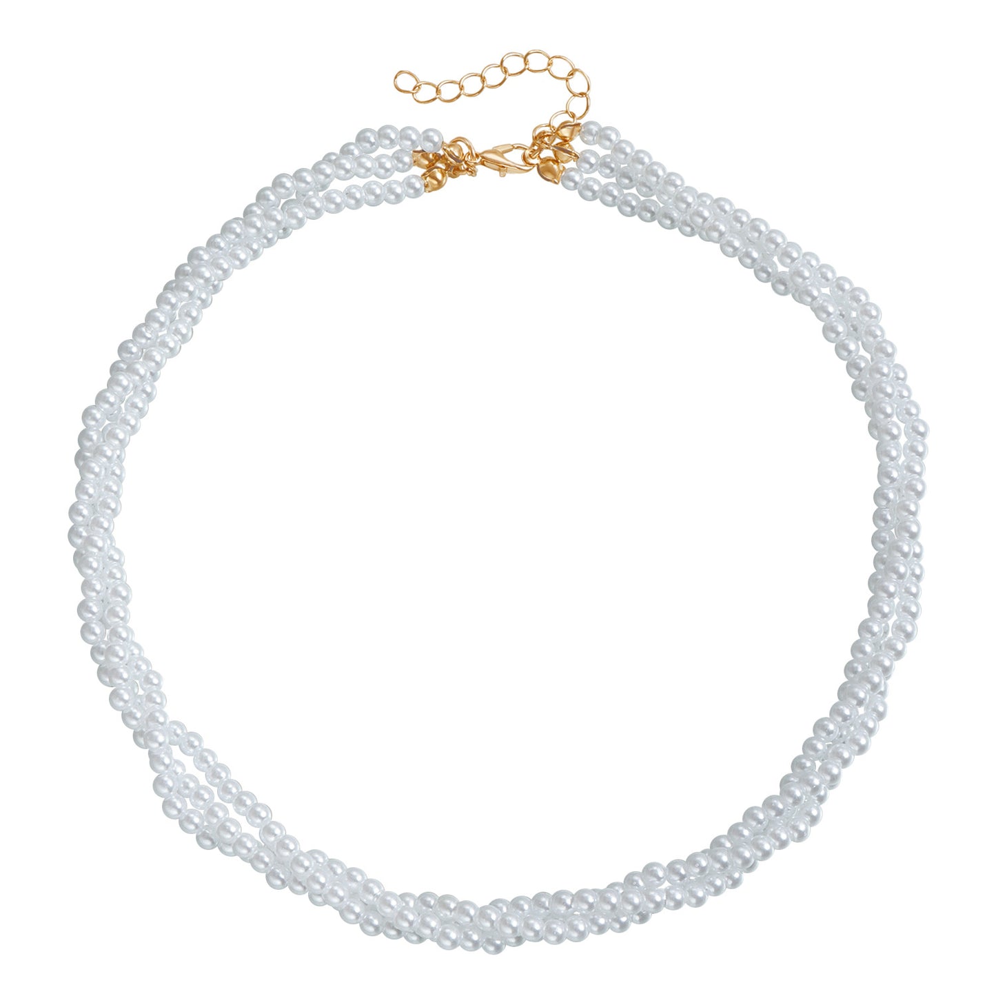 Fashionable Minimalist Geometric U-Shaped Alloy Pendant Necklace with Plated Finish for Women
