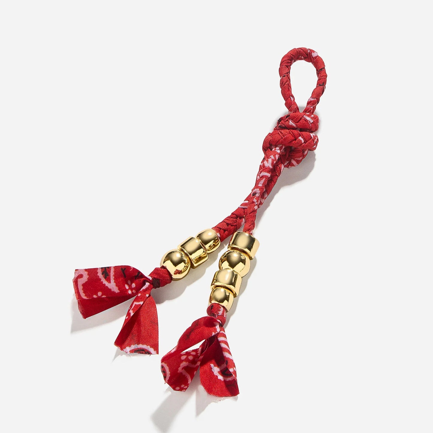 Minimalist Floral Plated Alloy Bag Charm