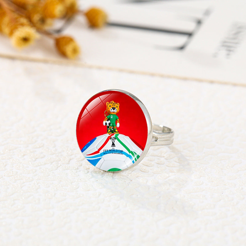 Anillo Deportivo de Aleación con Baño de Oro Joyería de Moda Unisex