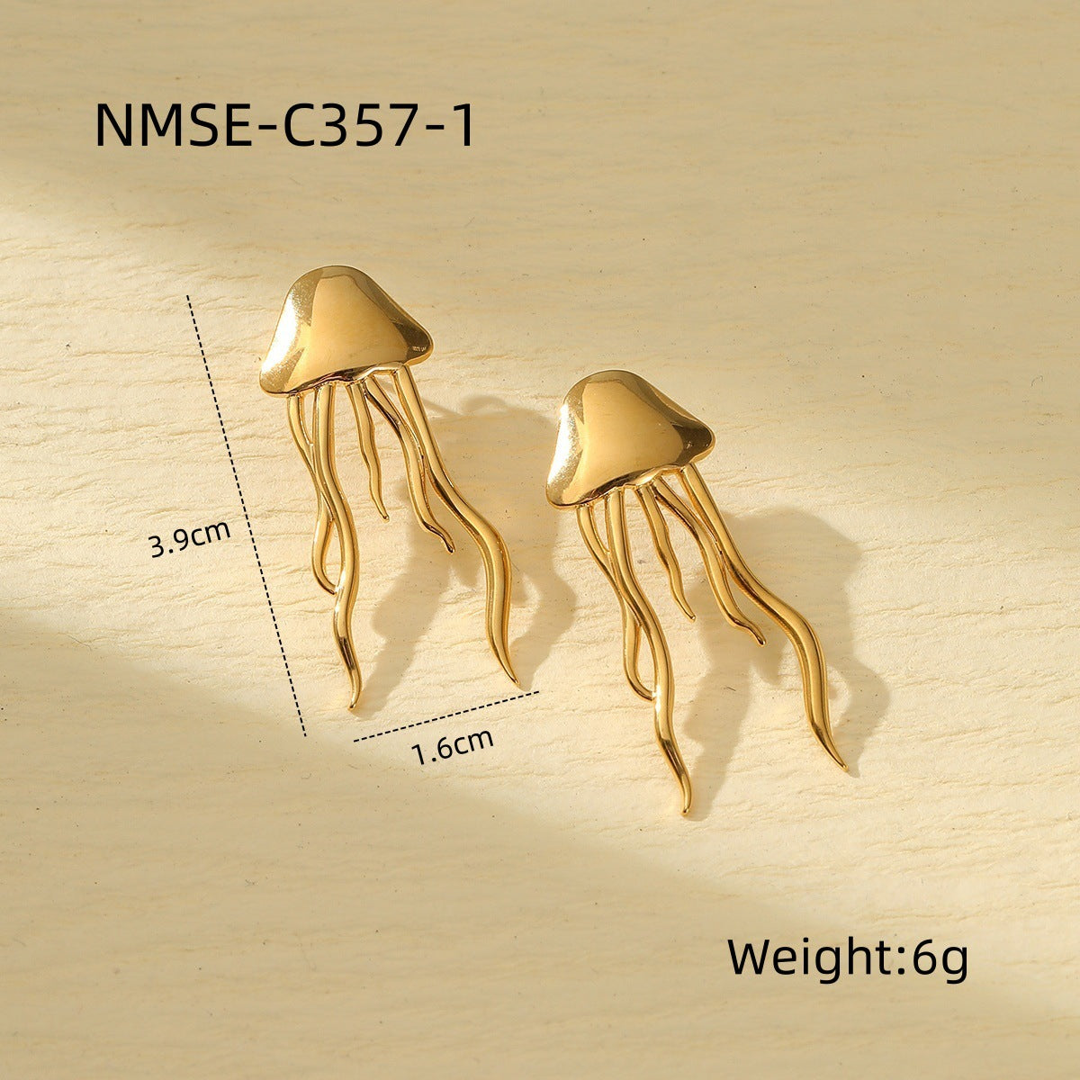 Vintage Floral and Butterfly Shaped Titanium Steel Earrings for Women with Plated Finish, Hypoallergenic and Fade-Resistant